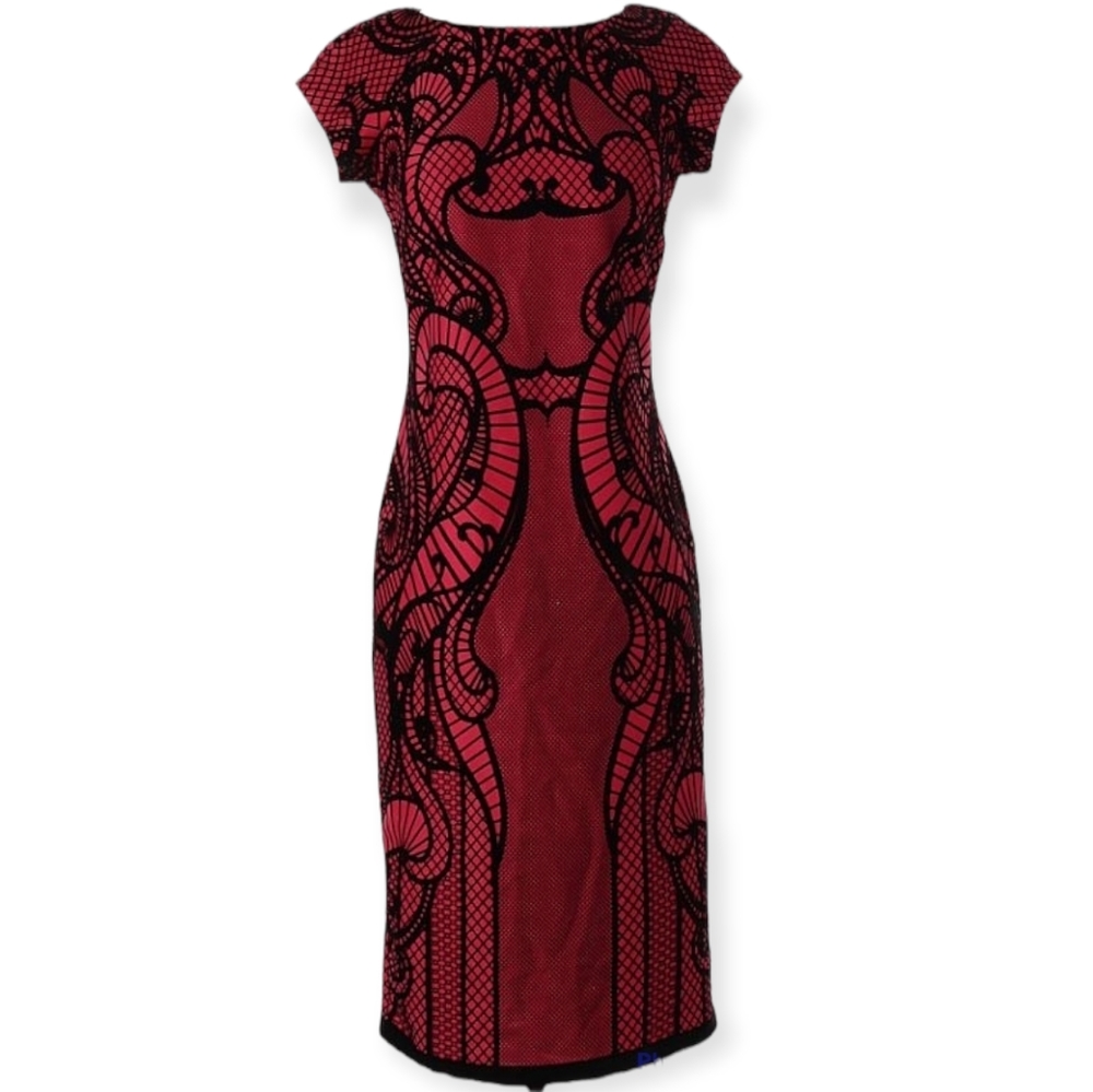 💥1 HOUR SALE💥Beautiful Worthington Maroon Red Dress; Size 8